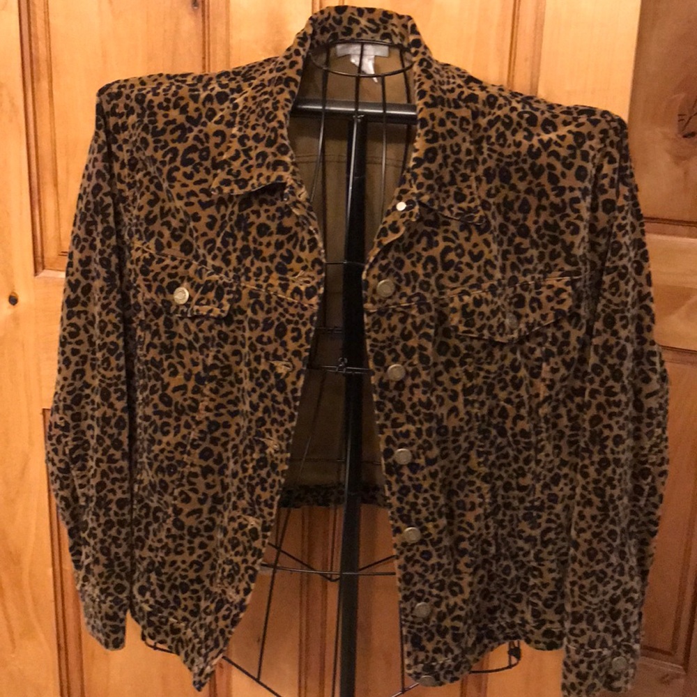 Animal print jacket